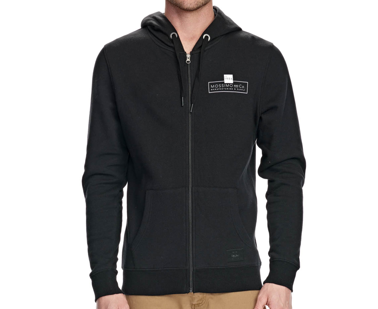 Mossimo black cheap zip up hoodie