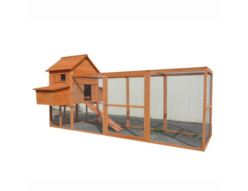 Tinnapets X-Large 3M Chicken Coop Hen House Chook Hutch Cage With Big Run