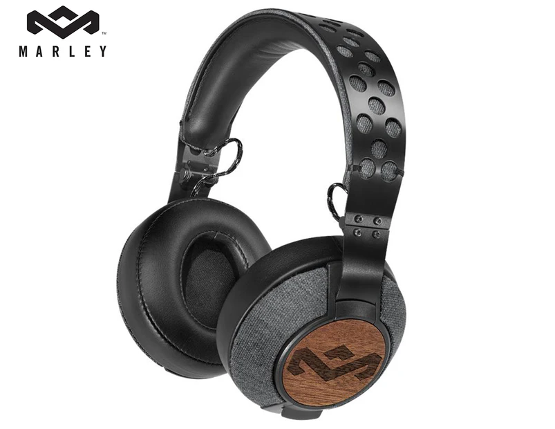 House Of Marley Liberate Over-Ear Headphones - Midnight
