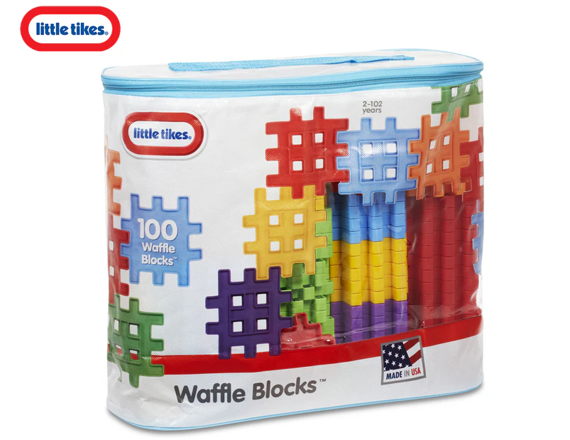 Little Tikes 100-Piece Waffle Blocks Set