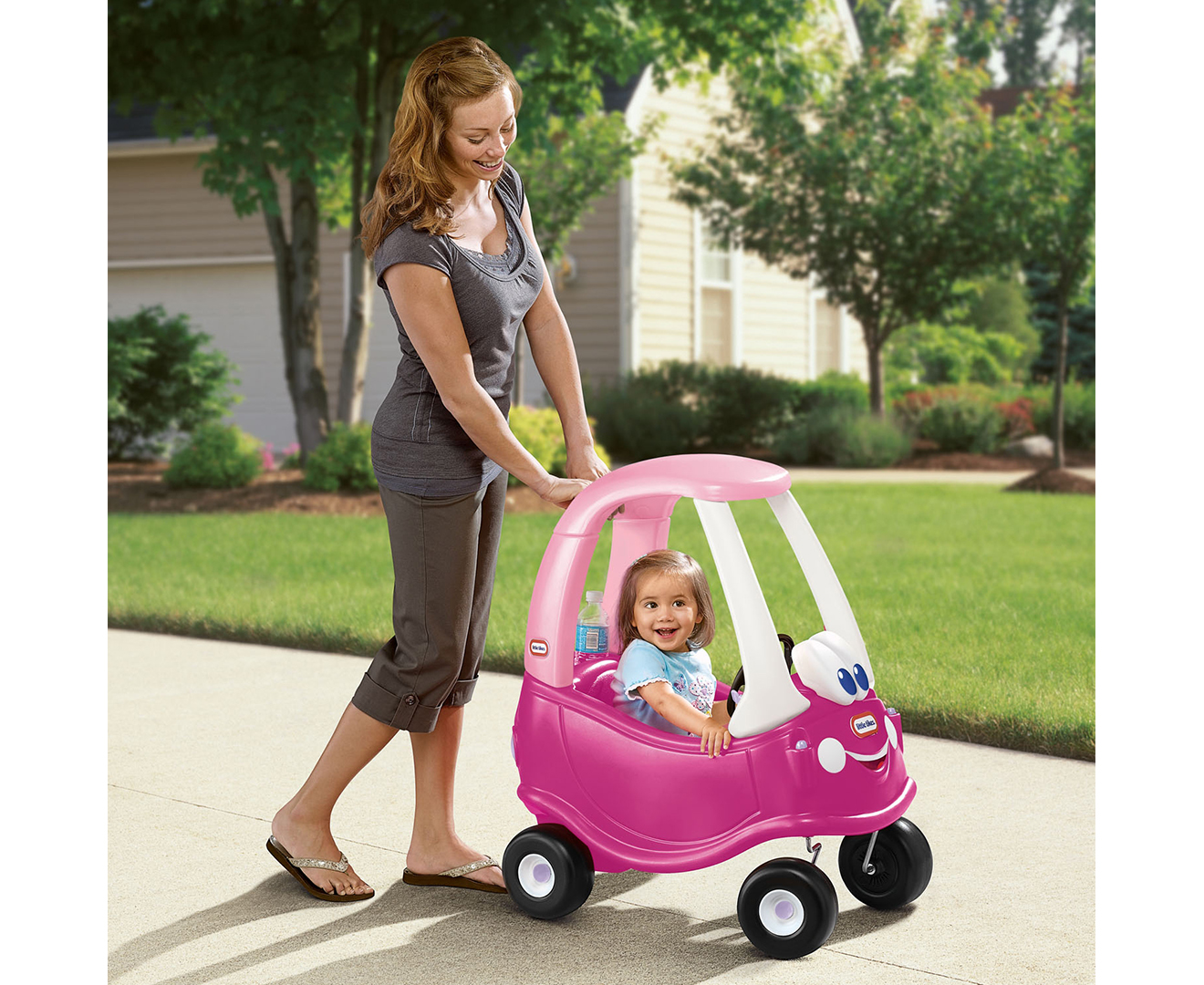 Cozy coupe best sale pink glitter