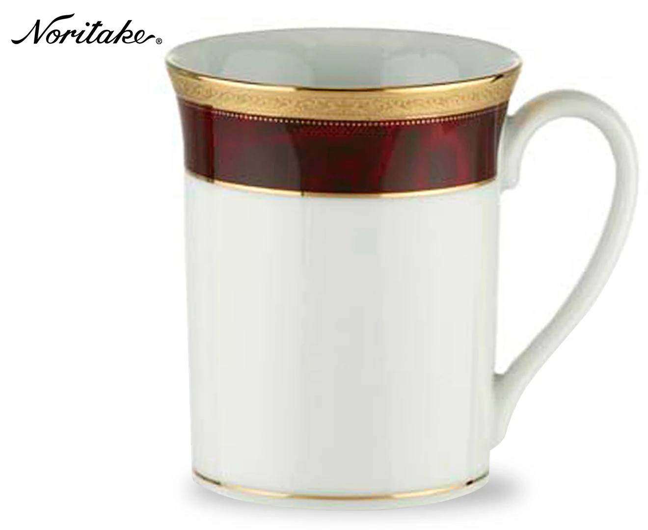 Noritake Majestic 310mL Mug - Burgundy