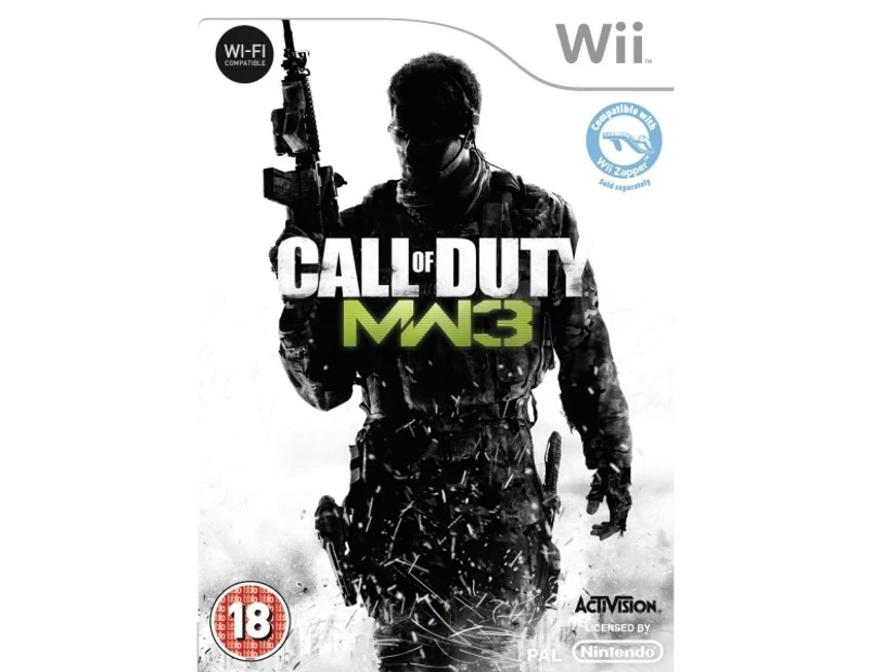 Call Of Duty 8 Modern Warfare 3 Game Wii