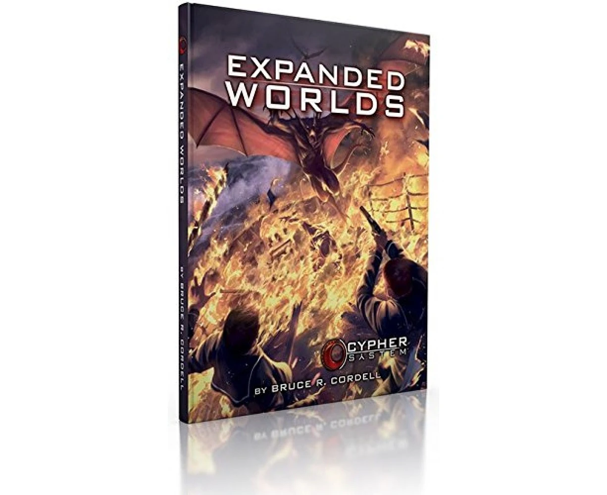 Monte Cook Games Cypher System Expanded Worlds Hardcover Roleplaying Game Book