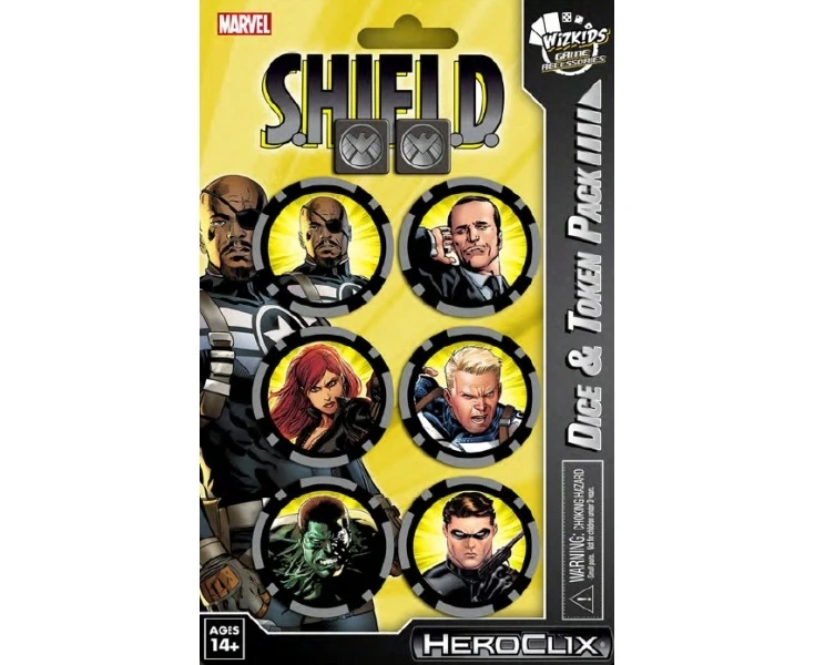 Heroclix Nick Fury Agent Of Shield Dice & Token Pack