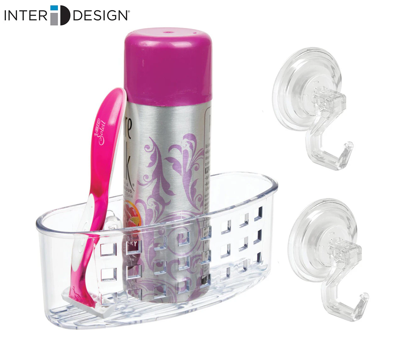 InterDesign 16.5cm iDesign Classic Suction Organiser Basket