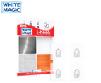 White Magic i-Hook Mini Storage Hook 4-Pack