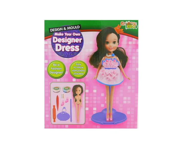 Designer Dress Fashion Doll in Pink