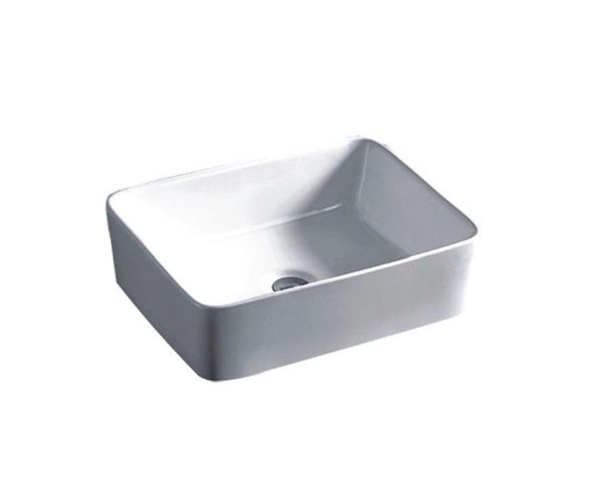 Inspire Square Basin Gloss White 480x370x130mm