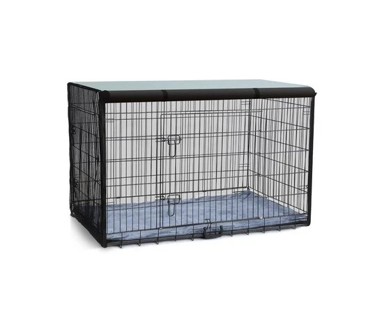 42" Dog Crate Kennel collapsible Metal Pet Cat dog Cage