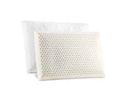 Luxdream 100% Latex Natural Pillow Foam Pillow 2PCS