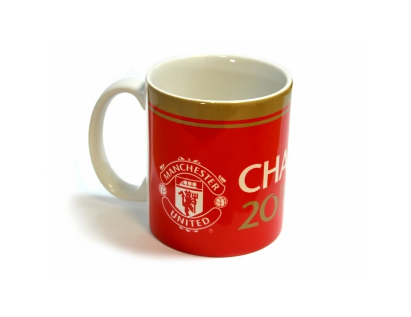 Manchester United FC Official Champions 2013 Mug (Red/White) - BS981