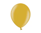 Belbal 5 Inch Balloons (Pack Of 100) (Metallic Gold) - SG4298