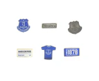 Everton FC Badge Set 6 Pieces (Blue) - SG13068