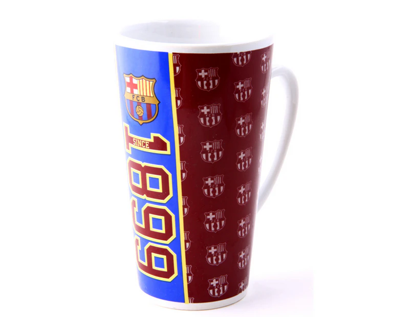 Fc Barcelona Official Established Football Crest Latte Mug (Blue/Red) - SG8037