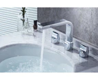Buckle 3 tap holes basin tap set