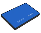 Orico 2588US3-V1-BL USB 3.0 External 2.5" SATA SSD HDD Hard Disc Drive Enclosure Case Blue