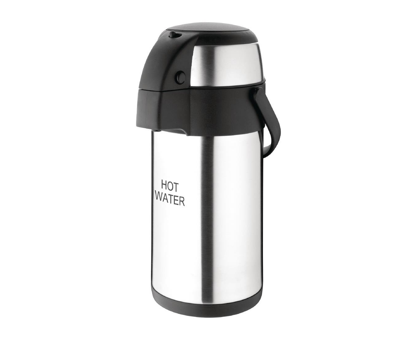 Stainless Steel AIR Pot Flask Tea Coffee Pump Action Vacuum Thermos 3 LTR Flask 