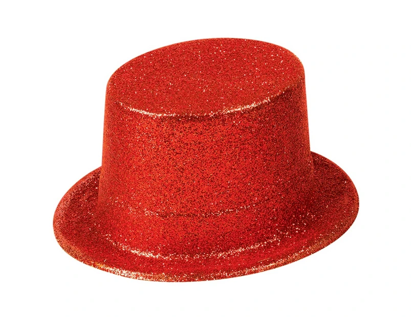 Henbrandt Unisex Glitter Top Hat (Red) - SG11350