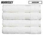 Morrissey Carter Bath Towel 4-Pack - White