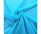 Normal Sheer Rod Pocket Curtain 2 pcs Blue