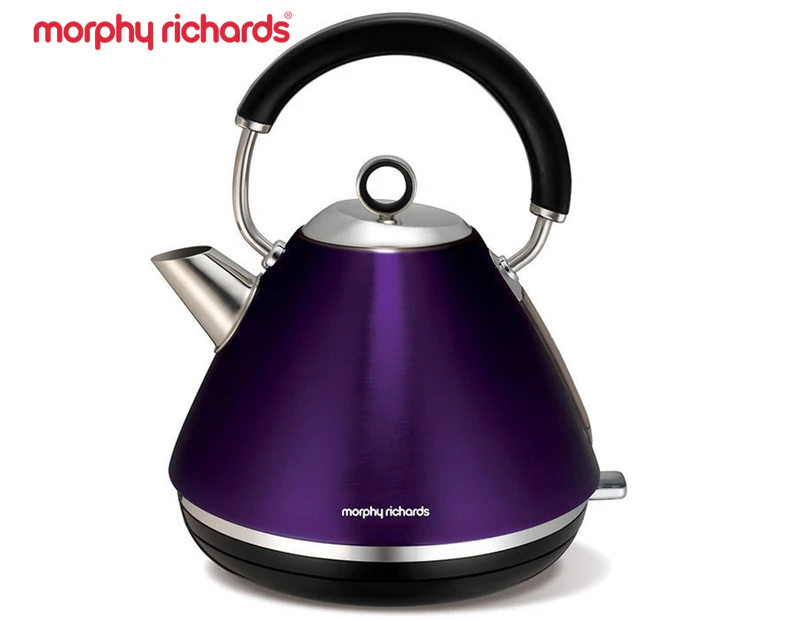 Morphy Richards 1.5L Accents Traditional Pyramid Kettle - Plum