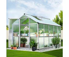 Greenfingers Greenhouse Aluminium Green House Garden Shed Greenhouses 3.02x1.9M