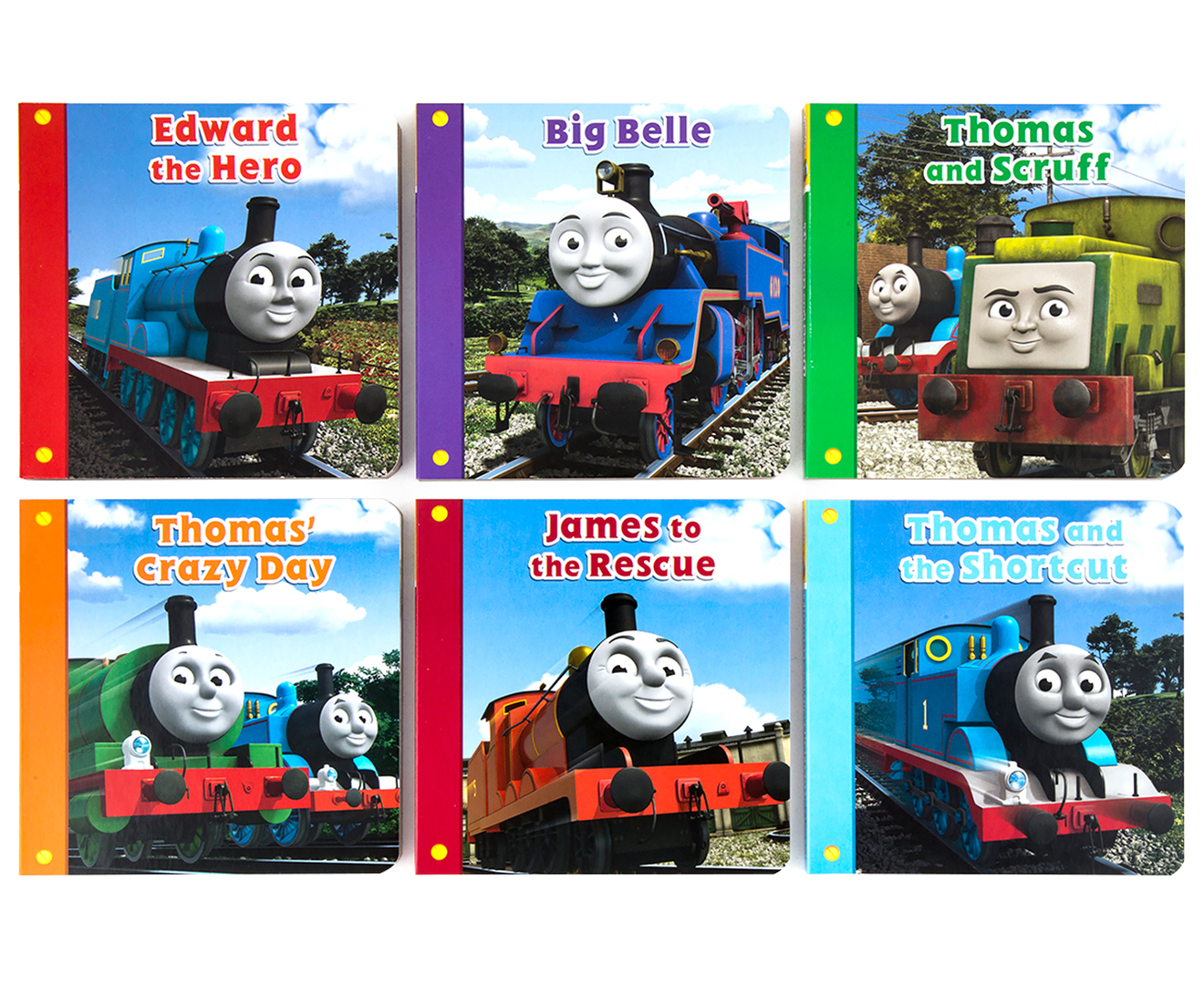 Thomas The Tank Engine Super Library 6-Hardcover Book Collection ...