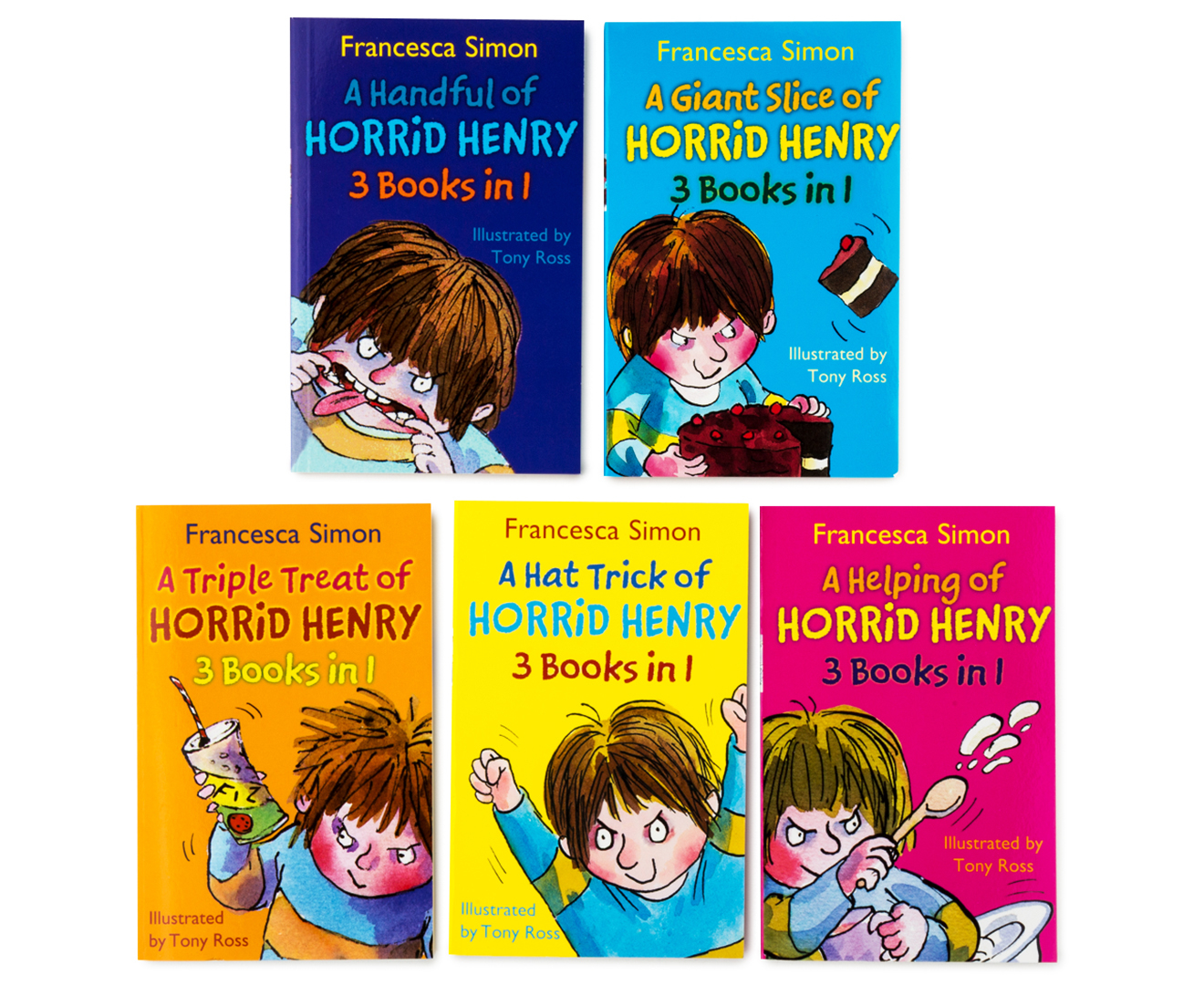 Horrid Henry 3-In-1 5-Book Collection | Catch.co.nz