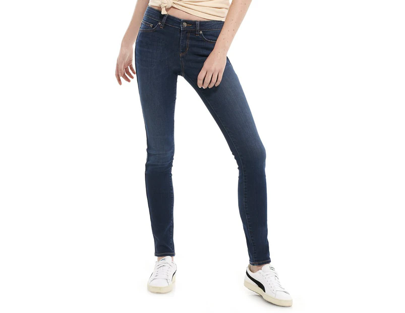 Rider By Lee Women's Bumster Skinny Jeans - Delta Blue