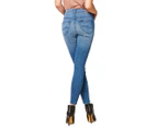 Lee Women's Super High Licks Jeans - Breeze Blue