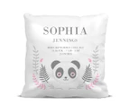 2 x Personalised Baby Cushion Cover 40x40cm
