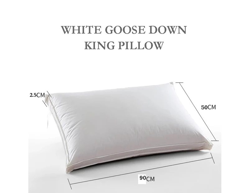 Benson White Goose Down King Pillow 50*90cm