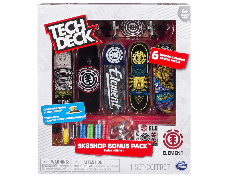 Tech Deck Skate Shop Bonus Pack (1 Random Design)