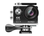 EK7000 Ultra HD 4k WIFI 170 Degree Wide Waterproof Sports Action Camera - Black