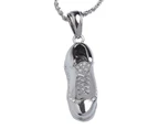 Iced Out Bling Hip Hop Chain - BOOTS Sneaker - Silver