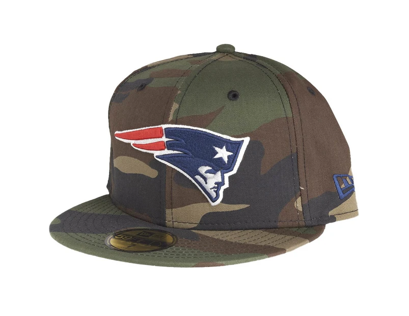 New Era 59Fifty Cap - NFL New England Patriots wood camo