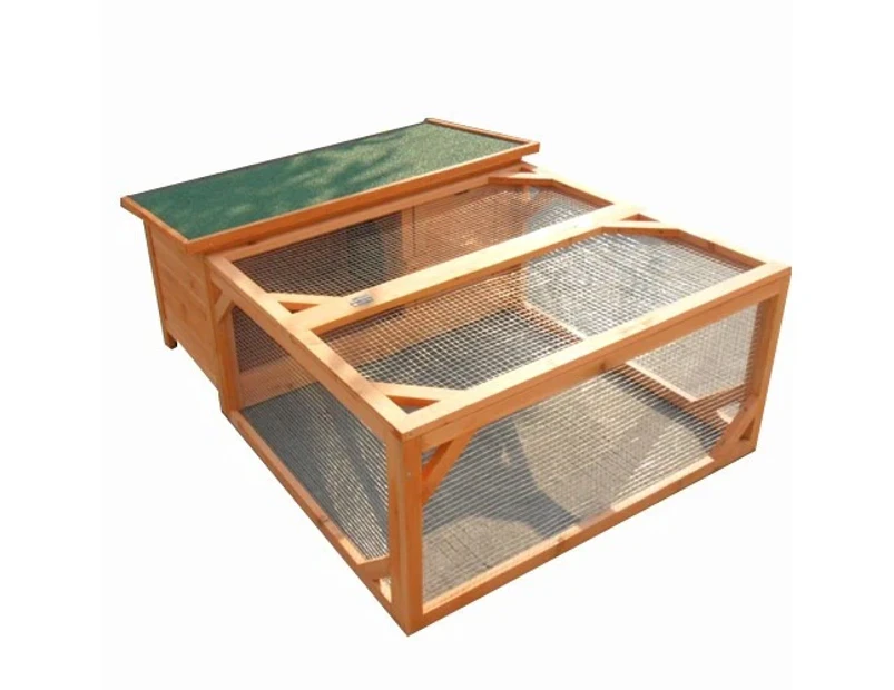 Tinnapets One Storery 100Cm Rabbit Tinnapets House Chook Hutch Cage With Run