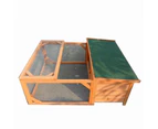 Tinnapets One Storery 100Cm Rabbit Tinnapets House Chook Hutch Cage With Run