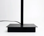 Lexi Lighting Ampara Table Lamp w/ USB Port - Black/Grey