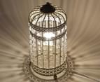 Lexi Lighting Harmony Birdcage Table Lamp - White 2