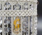 Lexi Lighting Harmony Birdcage Table Lamp - White