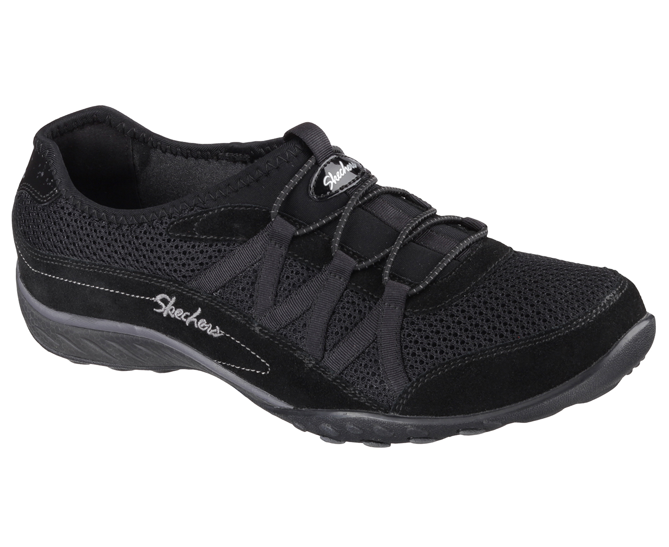 Skechers Women's Breathe Easy Relaxation Relaxed Fit Shoe - Black ...