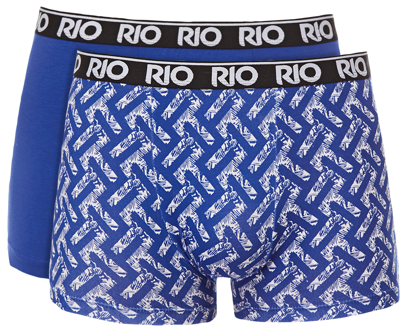 Rio Men's Hipster Trunk 2-Pack - Blue/White | Catch.co.nz
