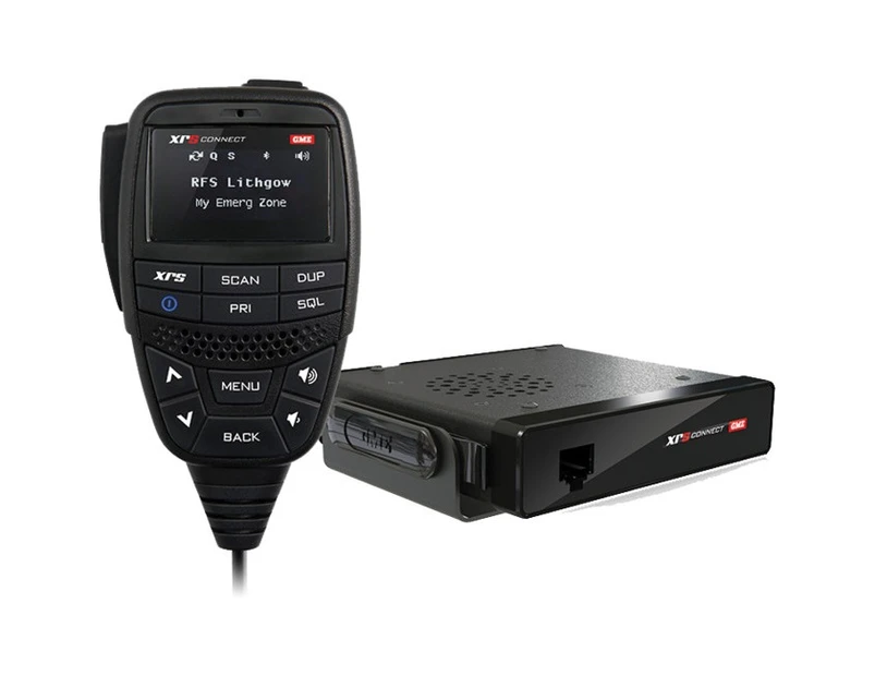 XRS370C GME 80Ch UHF Xrs Connect CB Radio Compact Hideaway Unit - GME  First Ever UHF CB Radio With App Control  80CH UHF XRS CONNECT CB RADIO