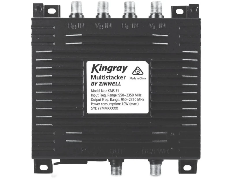 KMSF1 KINGRAY Single Wire Multistacker Kingray  Fox App. F30963  Foxtel Approved: F30963  SINGLE WIRE MULTISTACKER