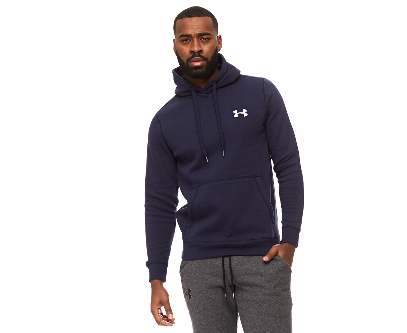 Under armour rival fitted pull over sale