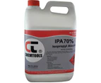 CHEMTOOLS ISO705L  70% Pure Isopropyl Alcohol 5 Litre    Rapid Evaporation  70% PURE ISOPROPYL ALCOHOL