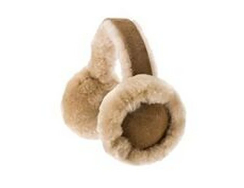 Eastern Counties Leather Womens Luxury Sheepskin Earmuffs (Chestnut) - EL276