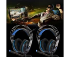 USB Wired Headphone Over Ear Gaming Headset With Mic Microphone For SADES A7